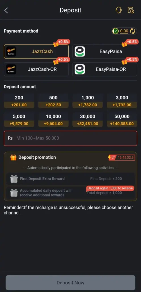 CB777 Game Deposit